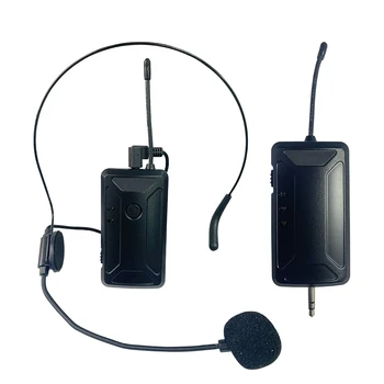 KM203D Mini Vezeték nélküli Csiptetős Fülhallgató Mikrofon Lítium Akkumulátor Élő közvetítés