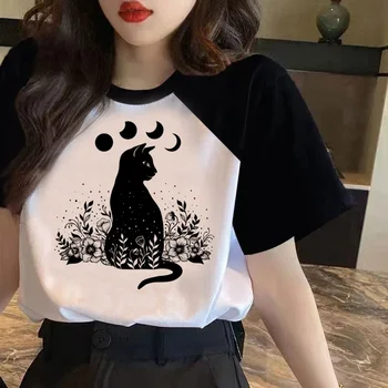 Boszorkány pólók női vicces póló női tervező anime harajuku ruházat