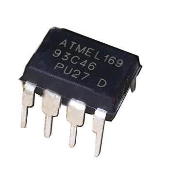 10 DB AT93C46-10PU-2.7 DIP-8 93C46 PU27 3-Vezetékes Soros EEPROM Chip IC