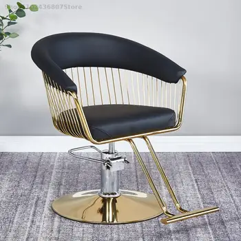 Forró eladó új fény luxus stílusú fodrász szék haj vágás szék barber shop különleges forgatható emelés szék irodai vétel