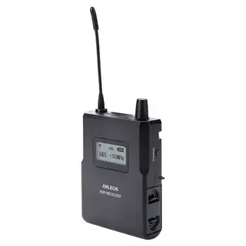 ANLEON S2-R Nagy Érzékenységű Antenna Vezeték nélküli Színpadi Monitor Vevő 863-865/670-680/561-568/526-535Mhz Tiszta Hangot Vevő