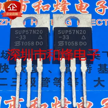 SUP57N20-33 Új, eredeti helyszínen 57N20-33-220 200 V 57A UP57N20-33 A tranzisztor