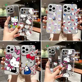 Hello Kitty Telefon Tok Iphone 14 12 13 11 Xr X Xs Max Mini Pro 6 6 S 7 8 Plusz Se2022 2020 Átlátszó Érdekesség Shell Cover