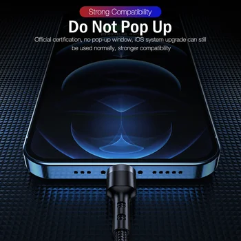 USB-C Kábel IPhone 14 Plusz 13 12 11 pro Max XS PD 20WFast töltőkábel C Típusú Világítás Dátuma Huzal iPad, Macbook 1m 2m