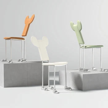 Társalgó Akcentussal Étkező Székek Mobil Asztal Szekrény Modern Étkező Székek Pihentető Gyerekek többfunkciós Cadeiras Design Bútorok GG
