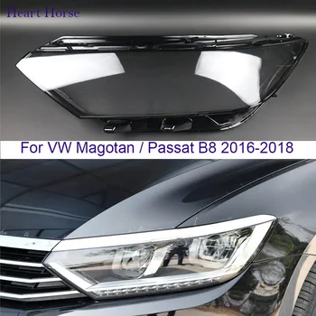 Fényszóró Fedelét Lencse VW Magotan B8 2016 2017 2018 2019 LED Első Fényszóró Átlátszó Lámpabúra Lámpa Shell