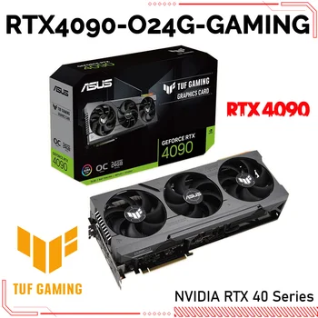 GeForce RTX 4090 ASUS TUF RTX4090 O24G GAMING Grafikus kártya NVIDIA RTX 40 sorozatú videokártya GDDR6X 21000MHz 24GB 384bit PCI 4.0