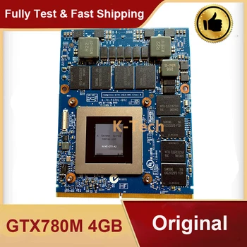Eredeti GTX780M GTX 780M VGA Video Grafikus Kártya N14E-GTX-A2 4G DDR5 A Dell M17X R4 R5 M18X R2 R3 R4 Clevo Laptop