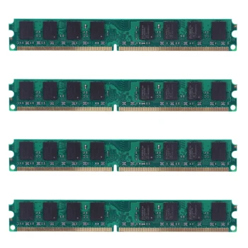 4X DDR2 800Mhz PC2 6400 2 GB-os, 240 Pin Asztali RAM Memória