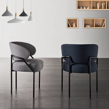 Olasz tervező fény luxus étkező székek, íróasztalok tárgyalni szabadidő székek, high-end haza háttámlák, puha zsák, modern szék