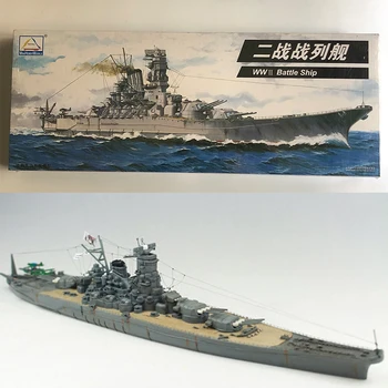Elektromos Össze Hajó Modell 30cm második világháború Japán Yamato Csatahajó hadihajók