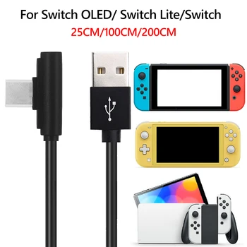 Töltési Vonal 90 Fokos Könyök USB 2.0 C-Típusú Játék, Hatalom Töltő kábel Kábel Alkalmas a Nintendo Kapcsoló OLED/Kapcsoló LITE/Kapcsoló