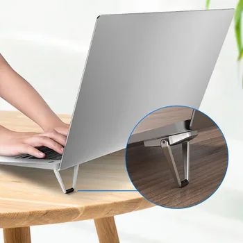 Fém, Összecsukható Laptop Állvány Univerzális csúszásgátló Konzol Támogatás a Macbook Pro Air Lenovo Notebook Laptop tartó tartó Láb