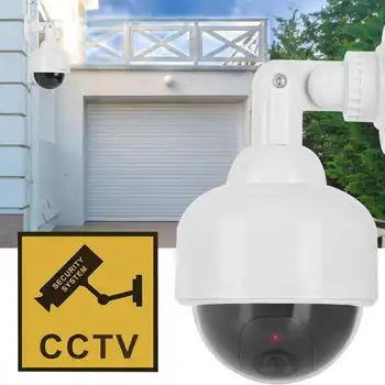 Kamu Kamera Vízálló Reális hatóanyag nélküli Megfigyelő Biztonsági Kamera, Villogó Piros LED Szimuláció Kamera