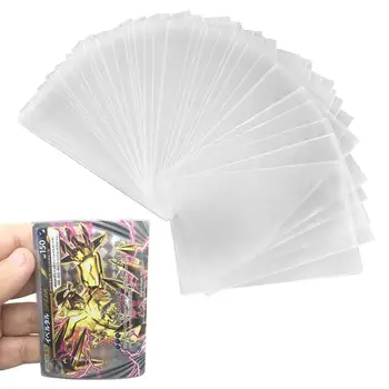 100-as Kártya Ujjú Mágikus társasjáték Tarot Kártyák Protector Átlátszó Kártya Ujjú társasjáték Kártya Fedele Protector