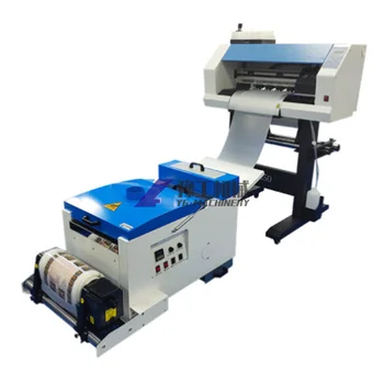 A3 PET Fólia Póló Textil Nyomtatás Gép, Digitális KM-Nyomtató A3 DTG Tintasugaras Nyomtató XP600 nyomtatófej