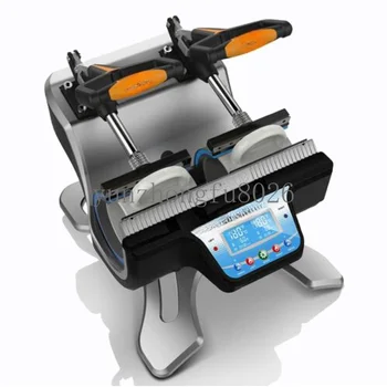 hőprés gép bögre ST-210 Automatikus Bögre Nyomja meg a Gép, bögre nyomtatás gép szublimációs Dupla állomás sütés kupa