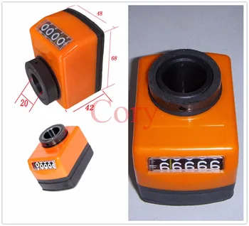 1db Gép Eszterga Tengely Elektronikus Digitális helyzetjelző Narancs 20 mm Furat 0912-2.5 E-20-O