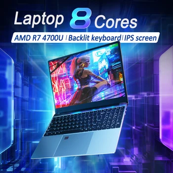 【Szuper áron】15.6 Inch AMD Ryzen R7 4700U/R5 4500U MAX 36GB DDR4 M. 2 2 tb-os SSD, Windows 10 Játék Laptopok Notebook Billentyűzet Blacklit