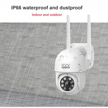 P1 Okos Kültéri IP Kamera 1296P 270° PTZ Elforgatás Wifi, Webkamera Humanoid Érzékeli, Vízálló Biztonsági Felügyelet A Mi Otthonunk