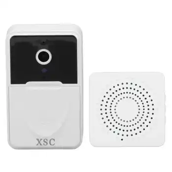 Vezeték nélküli Csengő Kamera ABS 1000mah WiFi Smart Videó, Hang Megfigyelés Távirányító Csengő a Ding-Dong Haza