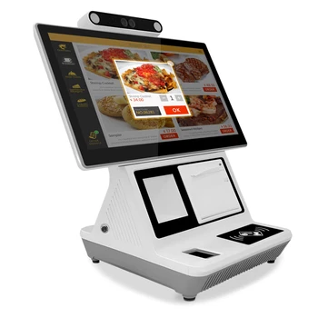 Asztali android, érintőképernyős pos számítógépes pénztárgép gép okos pos terminál rendszer ujjlenyomat nfc-olvasó nyomtató