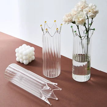 Üveg Virág Váza Esküvői Dekoráció Asztaldísz Üveg Váza Rusztikus Terrárium Növény Asztal Díszek Virág Északi Váza