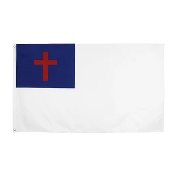 90x150cm Jézus Isten, Krisztus, Egyház, Keresztény Zászló