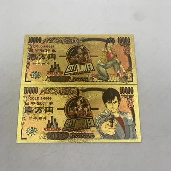 Japán Anime Város-vadász, arany kártya Saeba Ryo Makimura Kaori Figura Műanyag játékok kártyák ajándék Manga cosplay kellékek