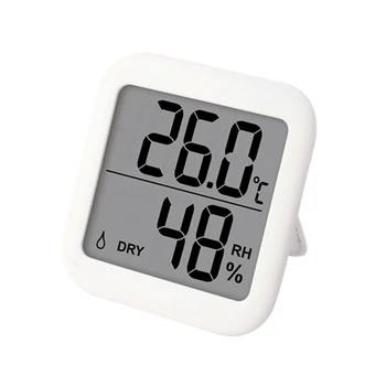 Hőmérő Páratartalommérő ℃/℉ a Mágnes & Konzol Hőmérséklet Páratartalom Mérő Monitor a Beltéri Időjárás-Érzékelő, Nagy LCD kijelző