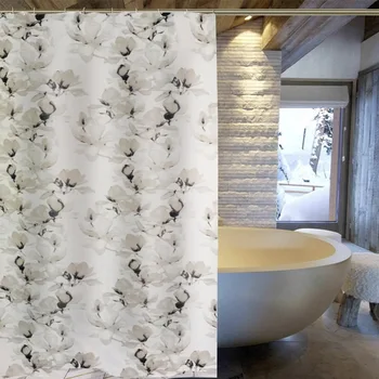 Nyomtatott Szürke zuhanyfüggöny Fürdőszobai Vízálló ShowerCurtainSimple, Luxus Érzést Zuhany CurtainBathroom zuhanyfüggöny