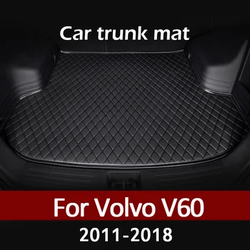 Kocsi csomagtartójában szőnyeg Volvo V60 2011 2012 2013 2014 2015 2016 2017 2018 rakomány bélés szőnyeg belső kiegészítők borító