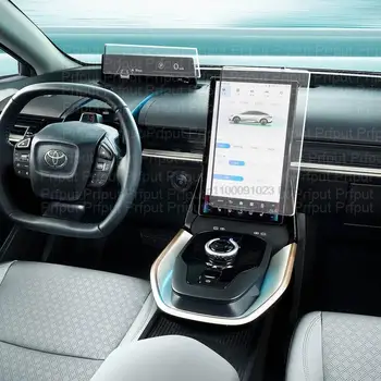 Edzett üveg kijelző védő fólia Toyota bZ3 2024 autós navigációs Infotainment rádió gps Automatikus Képernyő Matrica