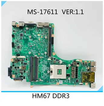 Az MSI GX780R GT780 GT780R GT780DX GT780DXR Laptop Alaplap MS-17611 VER:1.1 DDR3 HM67 Alaplapja 100% - Ban Tesztelt Gyors Hajó