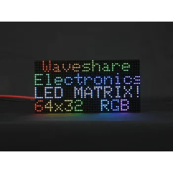 RGB színes LED-mátrix panel, 2,5 mm-es Pályán, 64x32 pixel, állítható fényerő