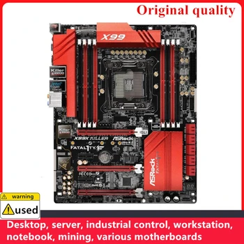 Használt ASROK X99X GYILKOS Alaplap LGA 2011-3 V3 DDR4 ATX Intel X99 Tuning Asztali Alaplap SATA III USB3.0