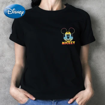 Disney Mickey Egér Női póló Lányoknak Donald Kacsa Tees Halloween Anime Cosplay Tshirts Ropa De Mujer Harajuku Ing Femme