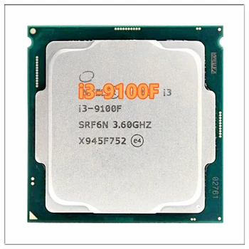 Core i3 9100F 3.6 GHz-es SRF7W/SRF6N Quad-Core Quad-Szál CPU 65W 6M Processzor LGA 1151
