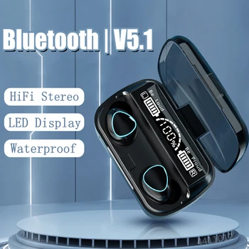 Új TWS Bluetooth Vezeték nélküli Fülhallgató Smart Touch HD Hívás Fülhallgató Vízálló zajszűrő Szórakoztató Játék, Fejhallgató, LED-es Kijelző