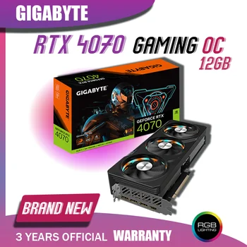 GIGABYTE RTX 4070 JÁTÉK OC-on, 12 G videokártyák GPU NVIDIA RTX 4070 GDDR6X 12 GB Memória, Grafikus Kártya 192bit PCIE4.0 Új