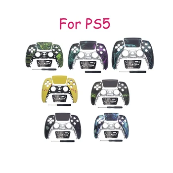 A PS5 010 Első Shell Playstation 5 V2.0 Modellt Vezérlő Kemény Műanyag Bejárati Vissza Shell DIY burkolata Javítás
