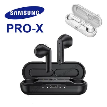 100% Eredeti Samsung Galaxy Pro X Vezeték nélküli Bluetooth headset sport Fejhallgató zene bass fülhallgató, mikrofon Fülhallgató HK verzió