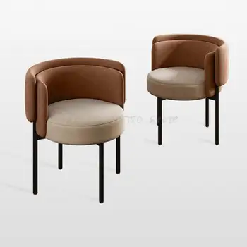 Északi olasz luxus designer étkező szék haza háttámla szék öltözködés szék klub kávézó szék hall széklet
