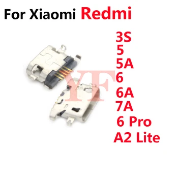 10db A Xiaomi Redmi 6 6A 6Pro 7 7A 5 5A A2 Lite 3S USB Töltő Port Dokkoló Plug Töltő Csatlakozó Aljzat Javítása Alkatrész