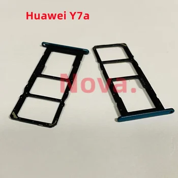 A SIM-Kártya Tálcát Huawei Y7a Simtray-tartó Fedelét Mobiltelefon Csere-Javítás Rész