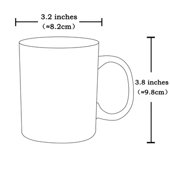 Panbado 4 Darab 4-Design 380ML Porcelán Kávés Csésze Víz Szett Kezelni Kerámia Kávé, Tea, Tej Bögre Szett Inni Ajándék Szett