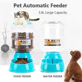 3.8 L Kisállat Macska Automatikus Adagoló Víz Adagoló Nagy Kapacitású kutyaeledel Tál Szökőkút Inni Etetés Pet Supplies