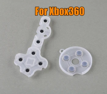 3sets átlátszó, vezető gumi szilikon gumi xbox360 kontroller gumi