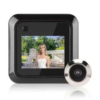 Kiváló Minőségű biztonsági ajtó csengő kamera 2.4 inch Okos Ajtó Megjelenítő TFT LCD Kijelző Kukucskálón Néző