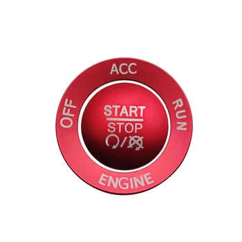 2db Autó Nyomd meg a Start Stop Gombot Fedezze Kárpitok Alumínium Ötvözet Dodge Challenger RAM 1500 Töltő 2015-2021 Automatikus Belső Decora